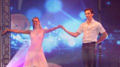 Peter Klinc in Nadiya Bychkova sta zaplesala vsem poznani Dirty dancing.