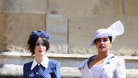 Priyanka Chopra na kraljevi poroki skoraj zasenčila Meghan Markle